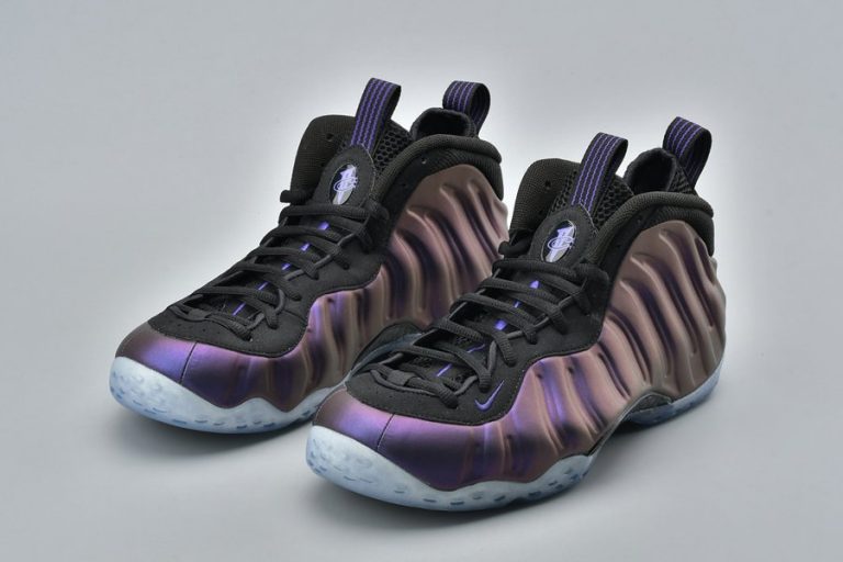 black varsity purple foamposite