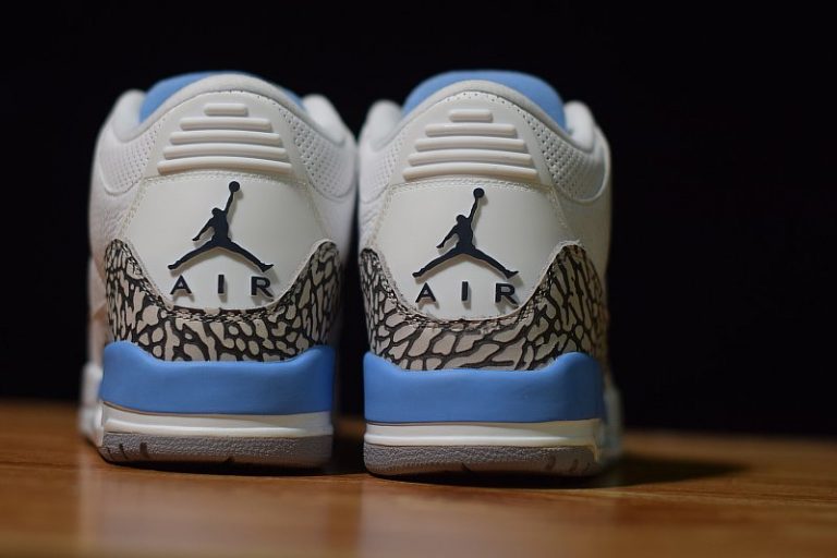 Air Jordan 3 Retro “unc” Whitevalor Blue Cement Grey 4778