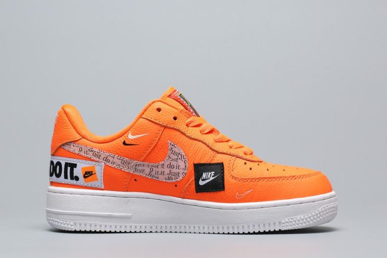 just do it nike air force 1 low orange