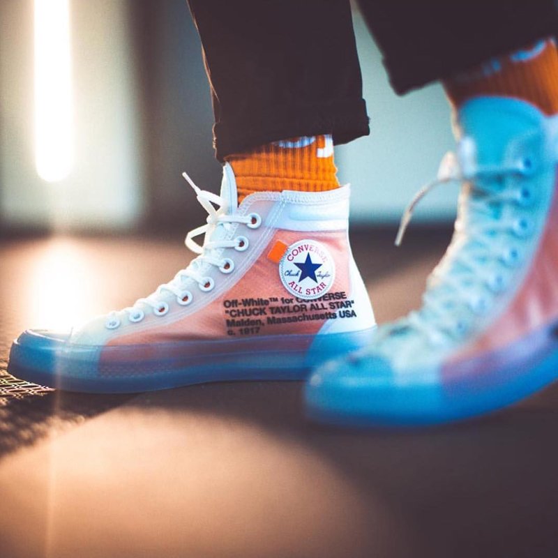 2018 Off-White x Converse Chuck Taylor All-Star 70 Clear-White ...