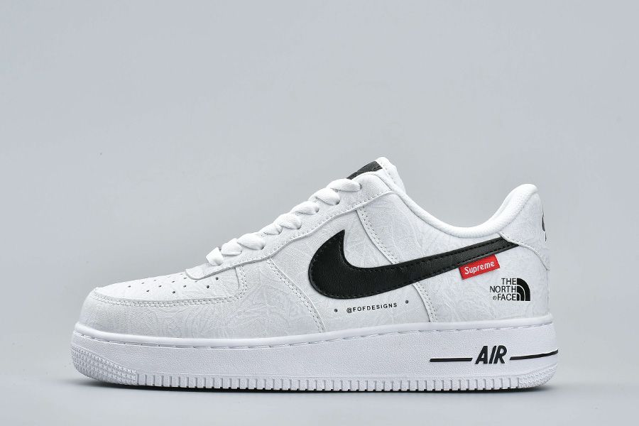 supreme the north face nike air force 1
