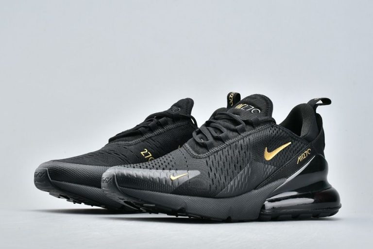 nike air 270 black gold