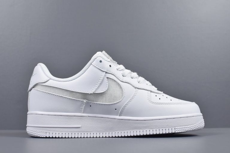 nike air force 1 velcro swoosh pack white