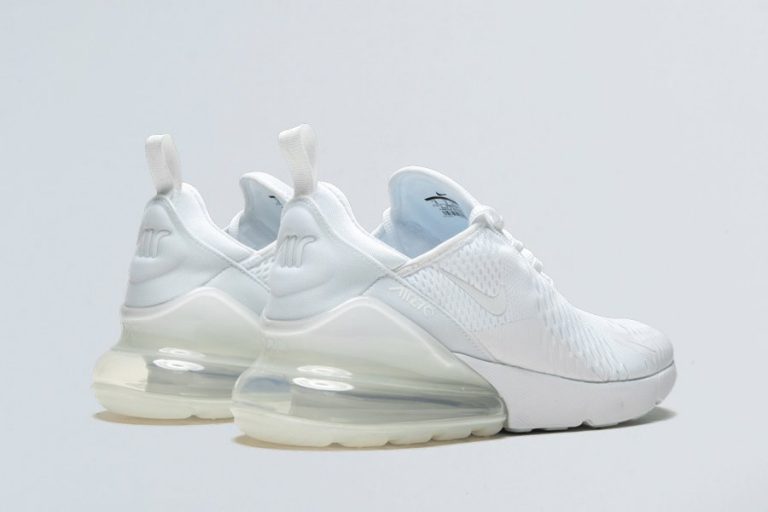 Nike Air Max 270 All White AH8050-101 Running Shoes Sneakers - FavSole.com