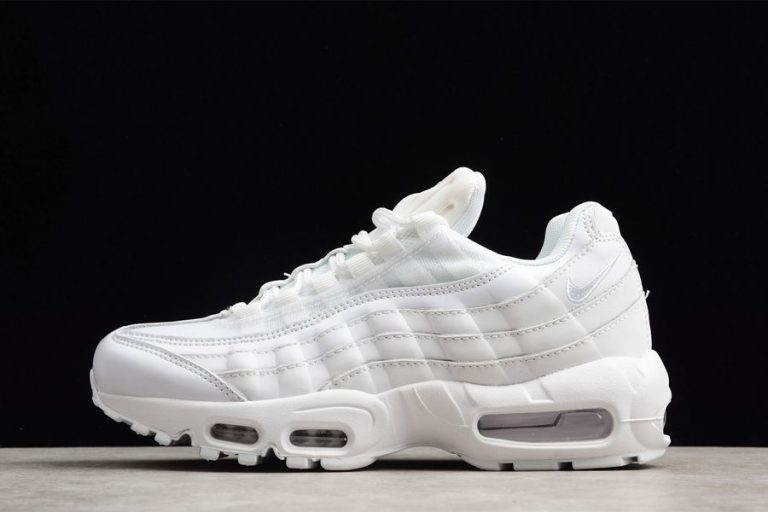 Nike Air Max 95 OG “Triple White” Running Shoes 307960-108 - FavSole.com