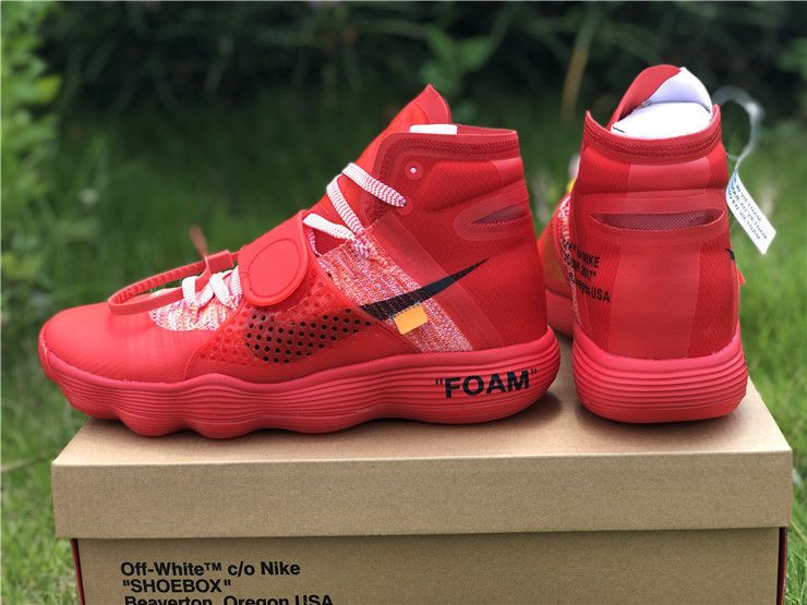 Off white clearance hyperdunk red