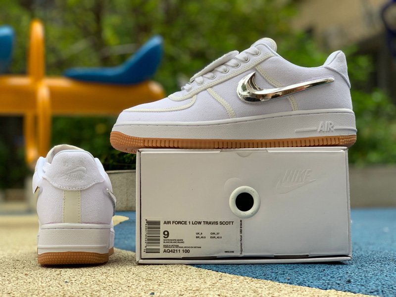 air force 1 travis scott white