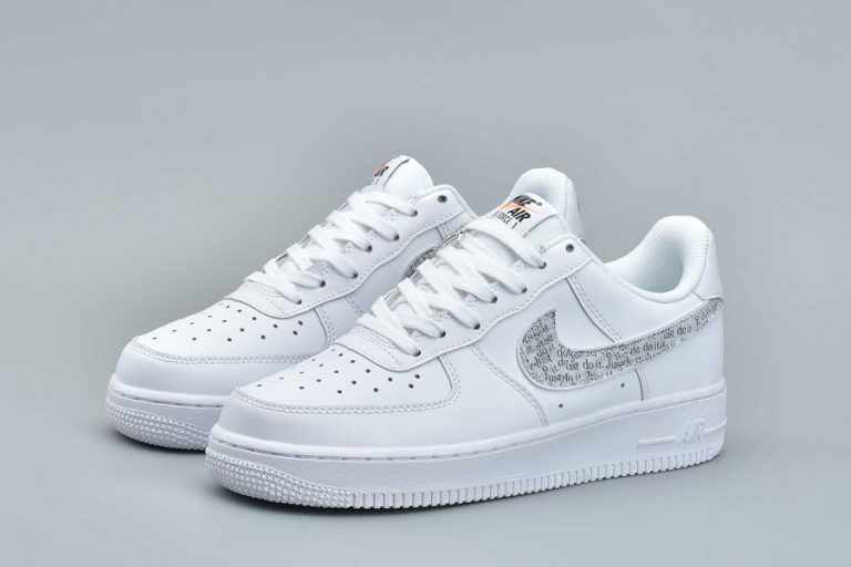 air force 1 low just do it pack white