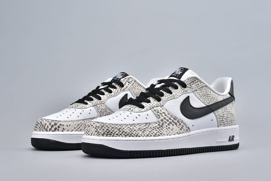 2018 Nike Air Force 1 Low “Cocoa Snake” True White/Black-Cocoa ...