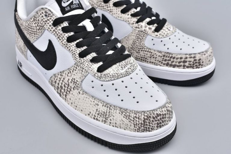 2018 Nike Air Force 1 Low “Cocoa Snake” True White/Black-Cocoa ...