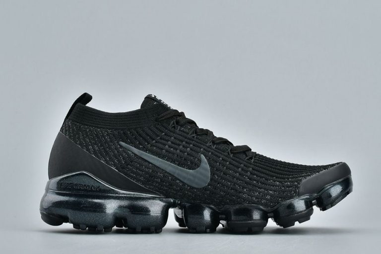 nike vapormax flyknit black and grey