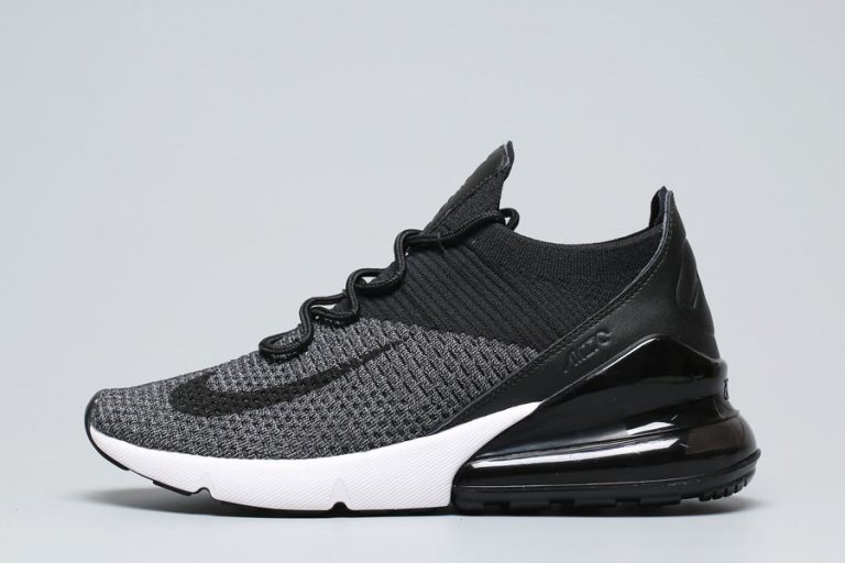 Nike Air Max 270 Flyknit “Oreo” Black Grey White AO1023-001 - FavSole.com