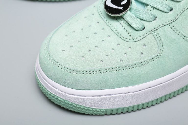 nike air force 1 mint green and black