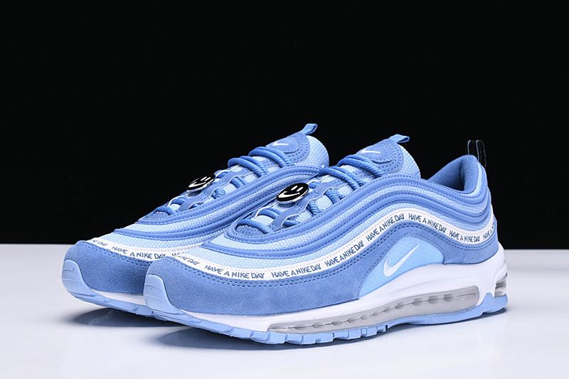 Blue Nike Air Max 97 “Have A Nike Day” Indigo Storm White - FavSole.com