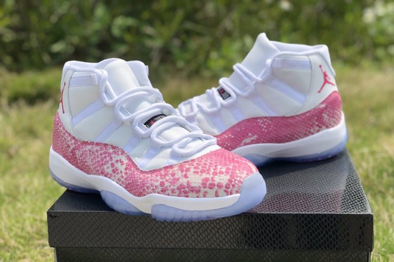 Men’s Air Jordan 11 High Pink Snakeskin