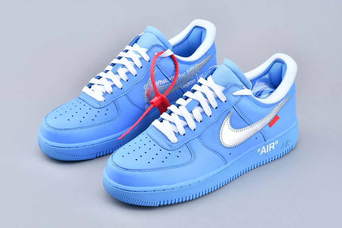 2019 OFF-WHITE x Air Force 1 Low â07 âMCAâ University Blue - FavSole.com