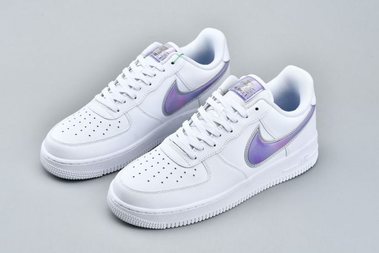 Nike Air Force 1 Low “Oversized Swoosh” White/Purple - FavSole.com