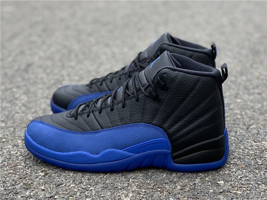 2019 Air Jordan 12 Retro Black Game Royal 130690-014 - FavSole.com