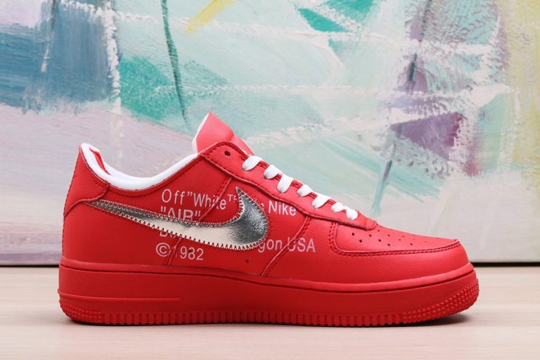 af1 low red and white