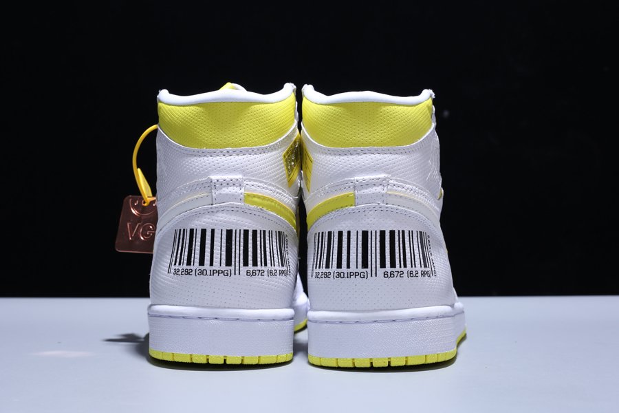 Air Jordan 1 High OG “First Class Flight” White/Dynamic Yellow-Black ...