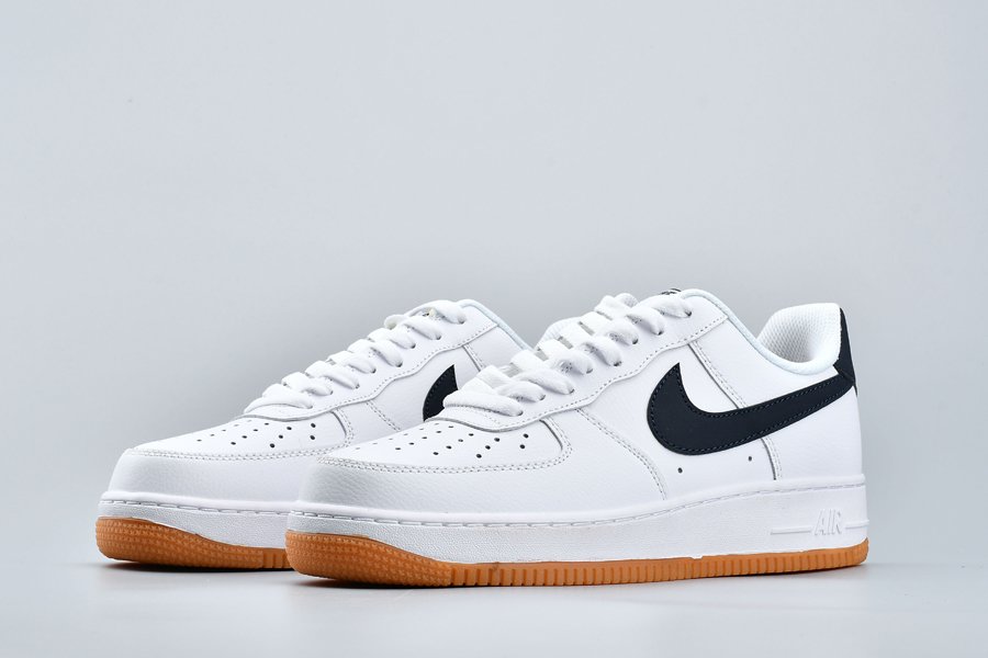 Nike Air Force 1 ’07 White/Obsidian-University Red CI0057-100 - FavSole.com