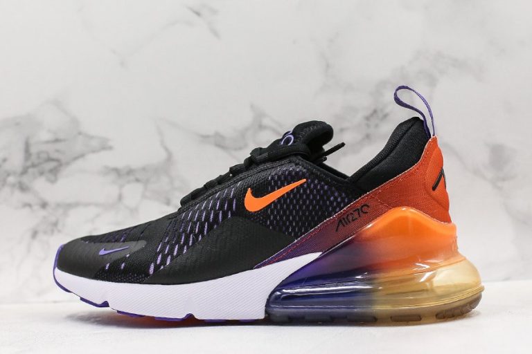 Nike Air Max 270 “Phoenix Suns” Black White Orange Purple - FavSole.com