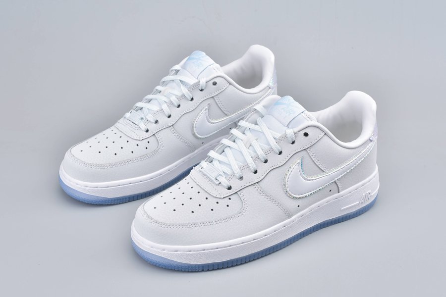 Nike Air Force 1 ’07 PRM Leather White/Blue Tint - FavSole.com