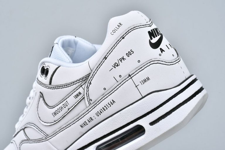 air max 1 schematic white