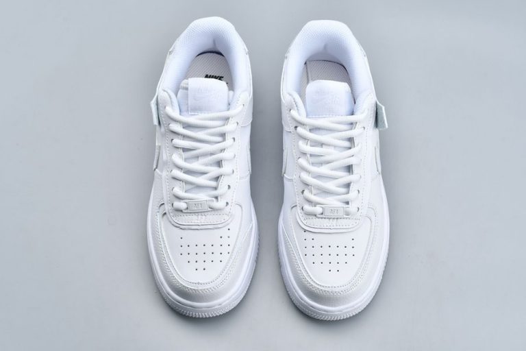 Women’s Nike Air Force 1 “Shadow” Triple White CI0919-100 - FavSole.com