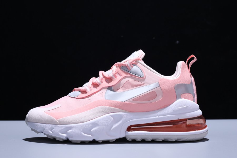 Women's Nike Air Max 270 React Bleached Coral/Echo Pink-White