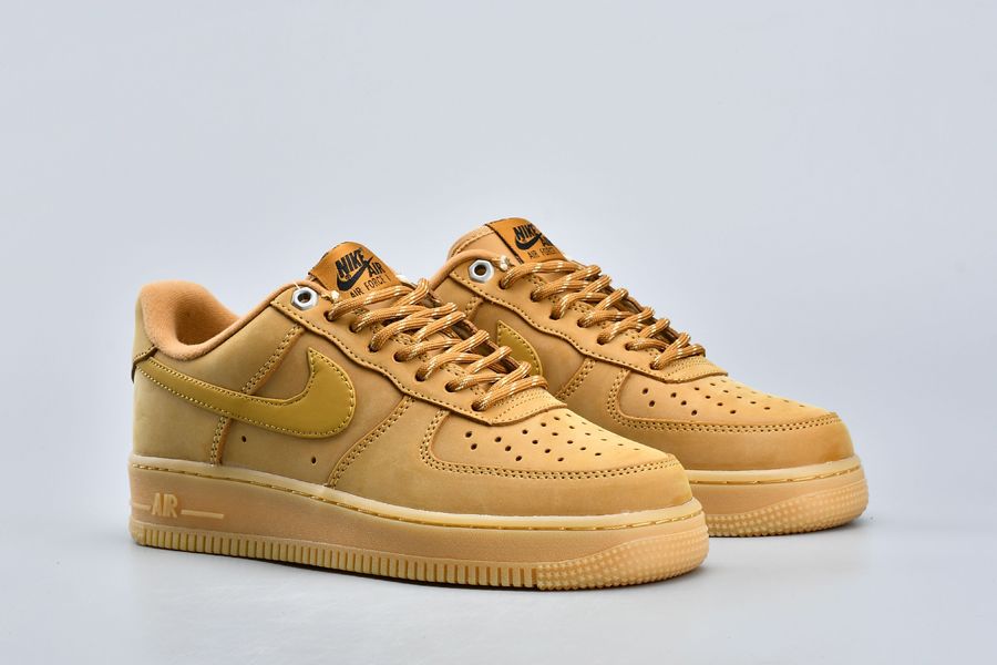 2019 Nike AF1 Low Flax Wheat CJ9179-200 For Men and Women - FavSole.com
