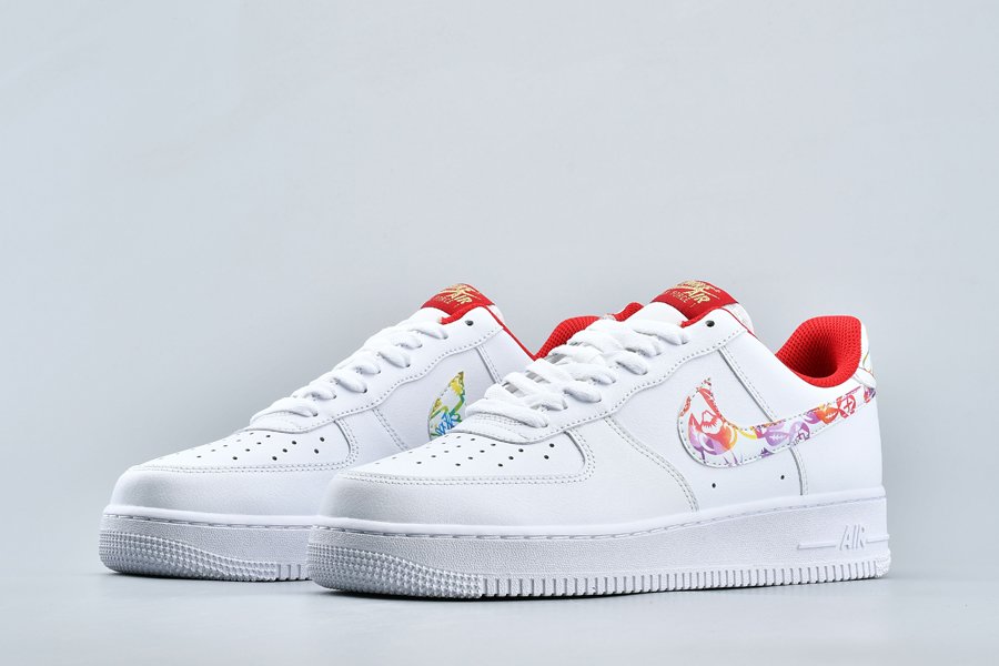 Nike Air Force 1 Low “Chinese New Year 2020” White Red - FavSole.com