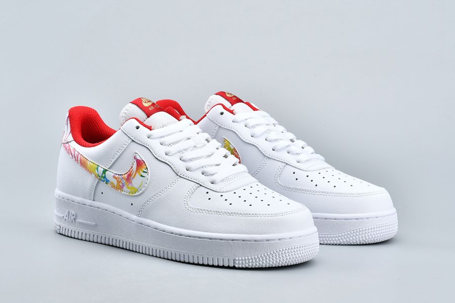 Nike Air Force 1 Low “Chinese New Year 2020” White Red - FavSole.com