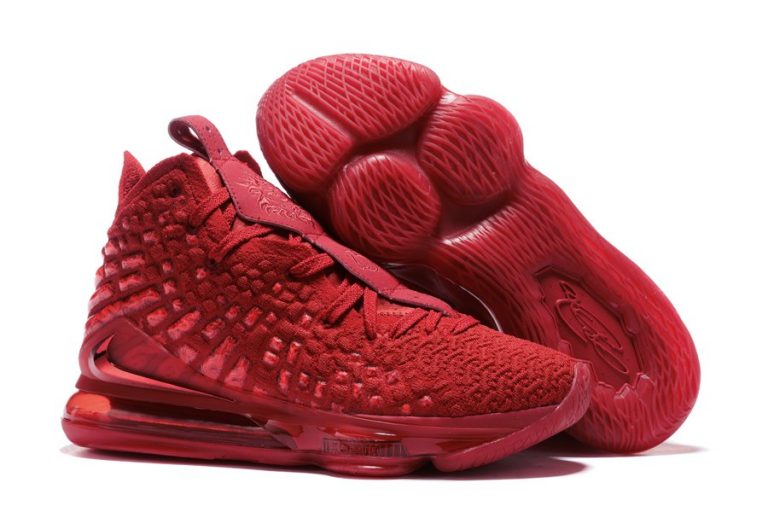 lebron 17s all red