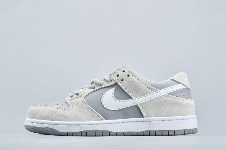 nike sb dunk low summit white wolf grey