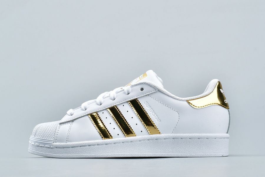 adidas Originals Superstar White Gold Scarpe Economiche - FavSole.com