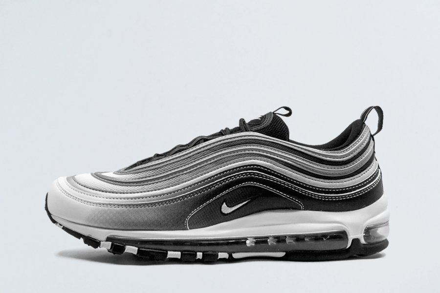 Gradient Nike Air Max 97 With 3M Stripes In Black and White - FavSole.com