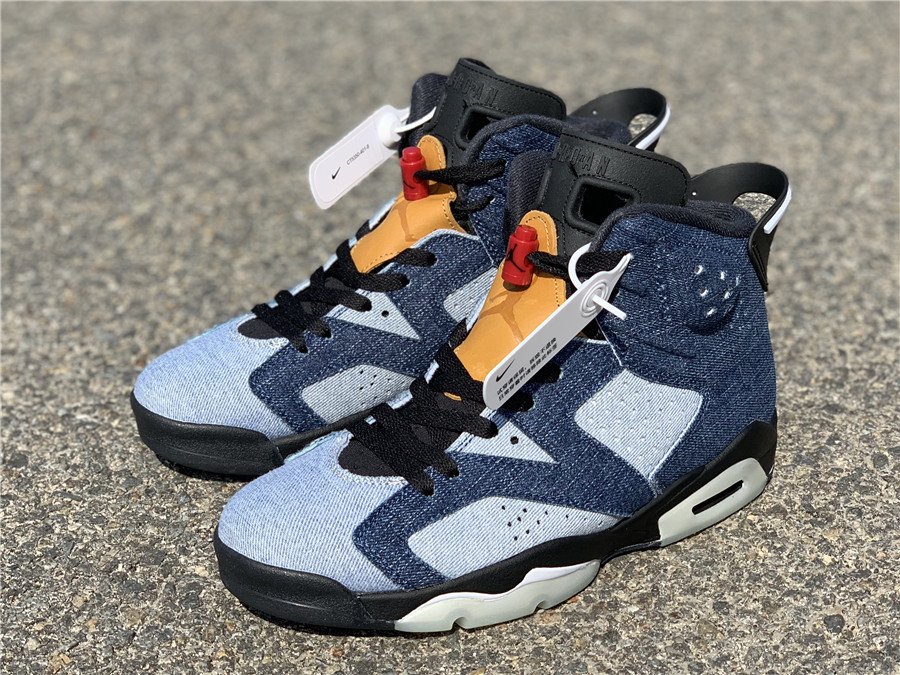 air jordan 6 washed denim