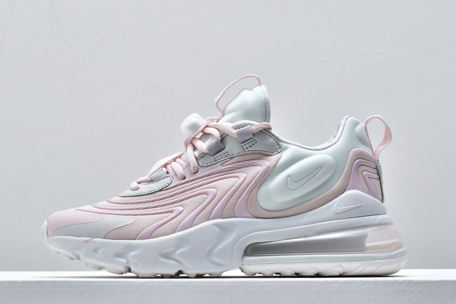 Ladies Nike Air Max 270 React ENG Summit White-Barely Rose - FavSole.com
