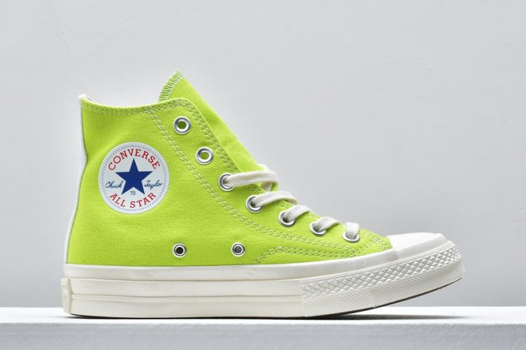 comme des garcons lime green