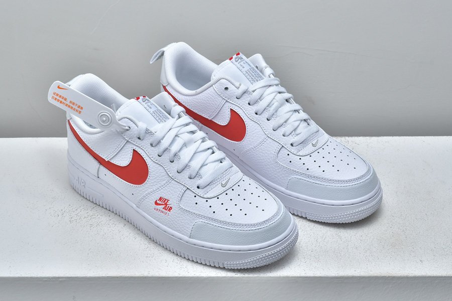 Air Force 1 Low Utility 'White Red