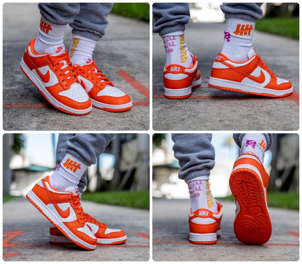 2020 Nike Dunk Low “Syracuse” White/Orange Blaze - FavSole.com