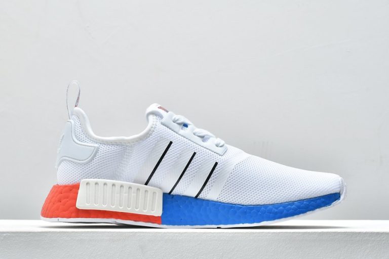 black blue and red nmd