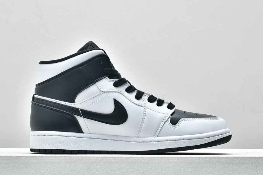 Air Jordan 1 Mid “Reverse Black Toe” Sneakers BQ6472-101 - FavSole.com