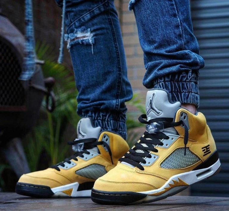 Air Jordan 5 Retro T23 “Tokyo” Varsity Maize 454783-701 - FavSole.com