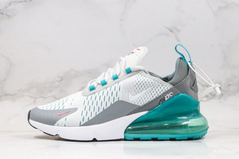 Nike Air Max 270 White Teal Turquoise Grey - FavSole.com