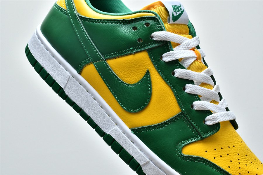 Nike Dunk Low SP “Brazil” Yellow Green CU1727-700 - FavSole.com