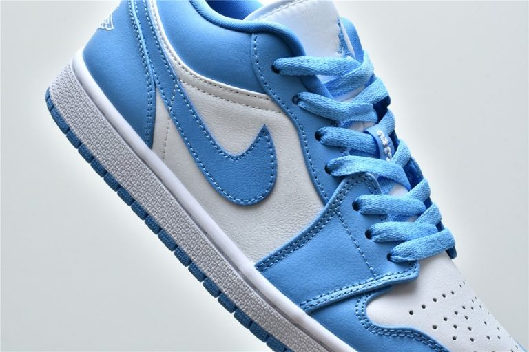 2020 Air Jordan 1 Low “unc” University Bluewhite 7128