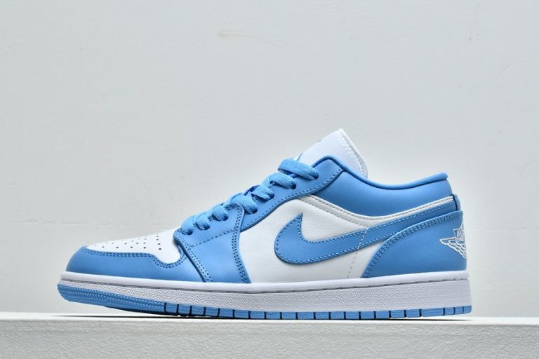 2020 Air Jordan 1 Low “UNC” University Blue/White - FavSole.com