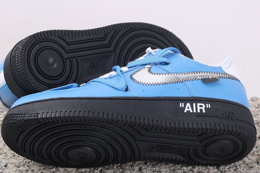 New Off-White x Nike Air Force 1 â07 QS University Blue 2020 - FavSole.com